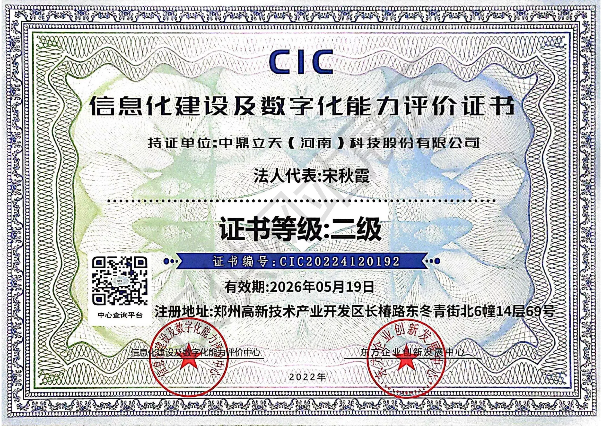 信息化建设及数字化能力二级